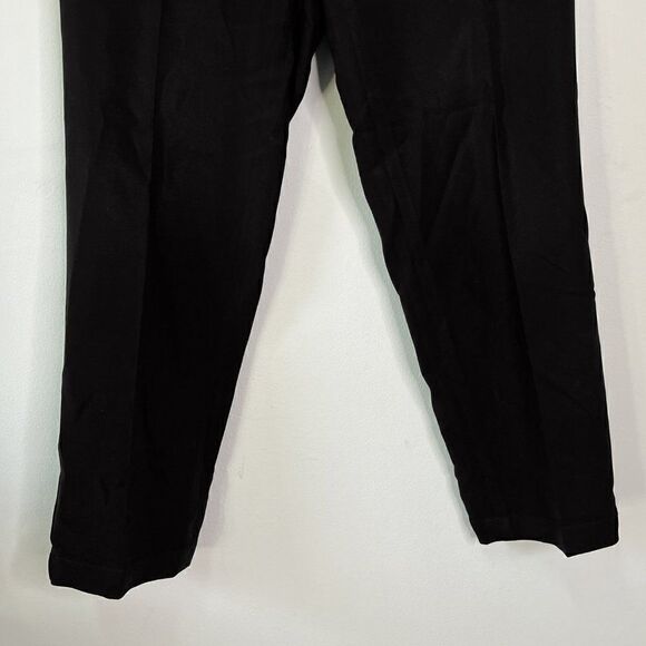 Theory Padra Admiral Crepe Black Tapered Leg Dress Pants - Picture 5 of 9